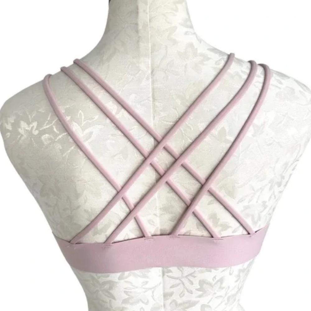 Victoria's Secret PINK Baby Pink Strappy Bralette Size Small